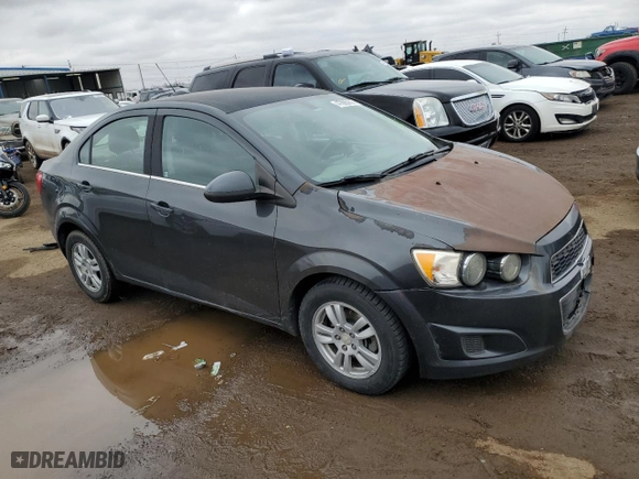 2015 Chevrolet Sonic LT with VIN 1G1JC5SB8F4181883, listed as a Copart auction lot 47885905 with 148,585 mi miles and Salvage Title. Bid and sale history available at carsss.com. Image 4.