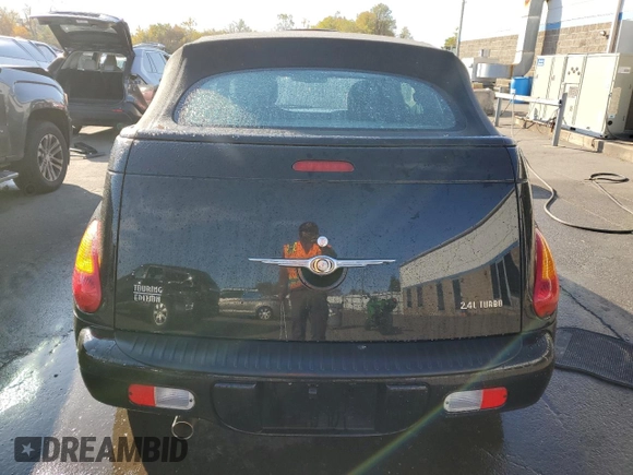 2005 Chrysler PT Cruiser Touring with VIN 3C3EY55E85T301789, listed as a Copart auction lot 75744174 with 53,658 mi miles and Salvage Title. Bid and sale history available at DreamBid. Image 6.