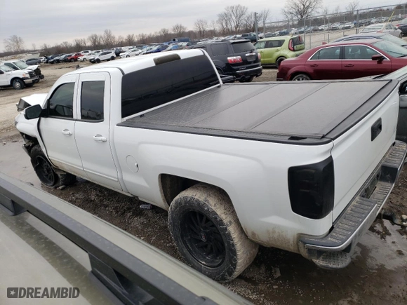 2018 Chevrolet Silverado 1500 LT with VIN 1GCVKREC8JZ155111, listed as a Copart auction lot 46177495 with 145,673 mi miles and Salvage Title. Bid and sale history available at carsss.com. Image 2.