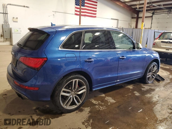 2016 Audi SQ5 Premium Plus with VIN WA1CCAFPXGA060901, listed as a Copart auction lot 58714495 with 64,021 mi miles and Salvage title. Bid and sale history available at DreamBid. Image 3.
