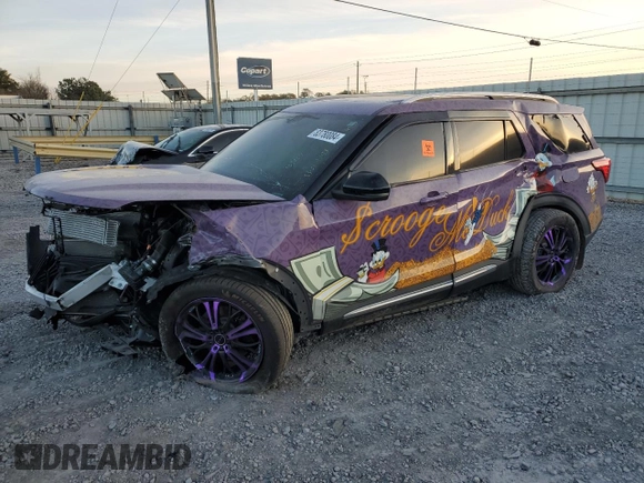 2023 Ford Explorer King Ranch z VIN 1FM5K8LC2PGA31302, wystawiony jako Copart lot #83780084 z przebiegiem 33 431 mil mil oraz Szkoda całkowita • Salvage title. Historia ofert i sprzedaży dostępna na DreamBid. Obrazek 1.