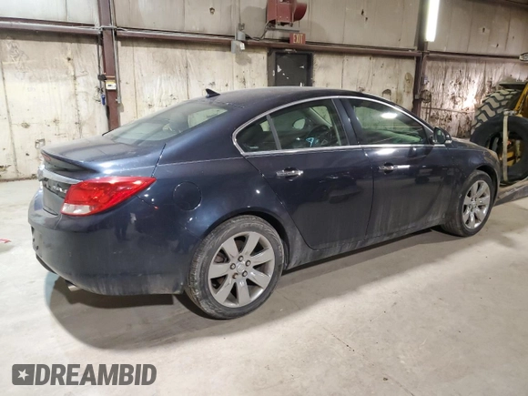 2013 Buick Regal Turbo Premium 2 with VIN 2G4GT5GV3D9214413, listed as a Copart auction lot 44165355 with 121,841 mi miles and Salvage title. Bid and sale history available at DreamBid. Image 3.