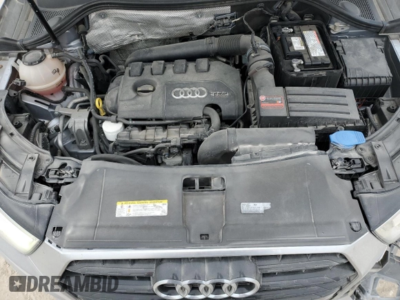 2018 Audi Q3 Premium with VIN WA1BCCFS3JR016761, listed as a Copart auction lot 46091235 with 50,440 mi miles and Salvage Title. Bid and sale history available at carsss.com. Image 14.