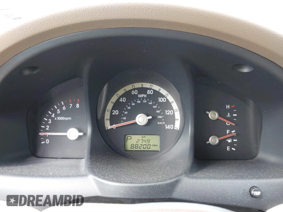 2005 Kia Sportage LX with VIN KNDJF723457135158, listed as a IAAI auction lot 41700735 with 88,200 mi miles and . Bid and sale history available at carsss.com. Image 7.