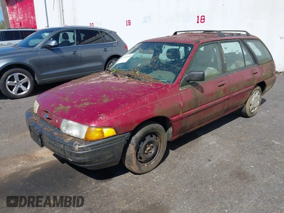 1994 Ford Escort with VIN 3FARP15J1RR159381, listed as a IAAI auction lot 41953498 with 68,860 mi miles and . Bid and sale history available at DreamBid. Image 2.