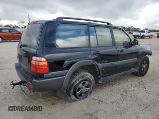 2001 Toyota Land Cruiser with VIN JTEHT05J612016569, listed as a Copart auction lot 85238644 with 335,165 mi miles and Salvage Title. Bid and sale history available at carsss.com. Image 3.