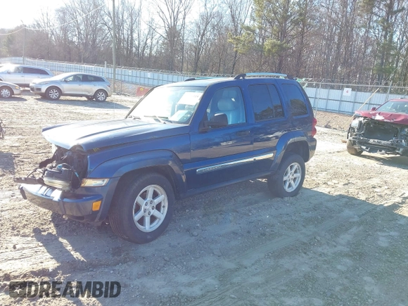 2005 Jeep Liberty Limited with VIN 1J4GK58K55W502769, listed as a IAAI auction lot 41241319 with 153,091 mi miles. Bid and sale history available at carsss.com. Image 17.