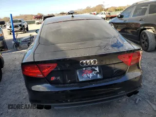 2014 Audi S7 Prestige with VIN WAUW2AFC2EN034654, listed as a Copart auction lot 76705853 with 90,513 mi miles and Salvage Title. Bid and sale history available at carsss.com. Image 6.