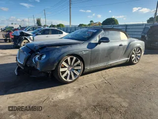 2016 Bentley Continental GT V8 with VIN SCBGT3ZA8GC051549, listed as a Copart auction lot 65751335 with Not provided miles and Salvage title. Bid and sale history available at DreamBid. Image 1.