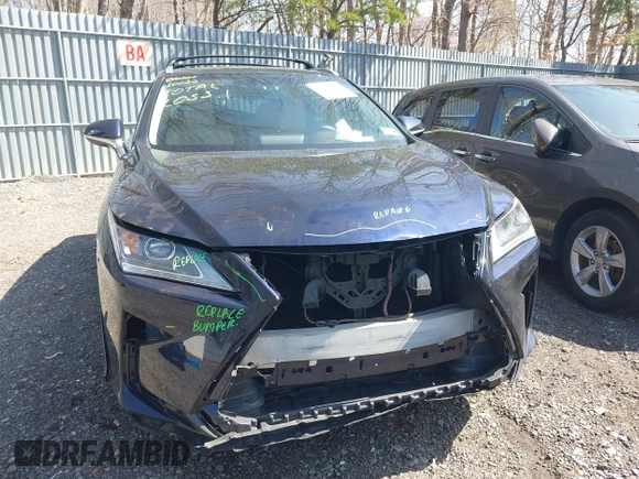 2016 Lexus RX 350 F Sport with VIN 2T2BZMCA6GC049712, listed as a IAAI auction lot 41944457 with 74,365 mi miles. Bid and sale history available at carsss.com. Image 12.