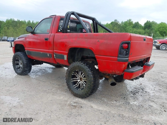 2000 Dodge Ram 1500 with VIN 1B7HF16Z2YS579439, listed as a IAAI auction lot 42063763 with 1 mi miles. Bid and sale history available at carsss.com. Image 3.