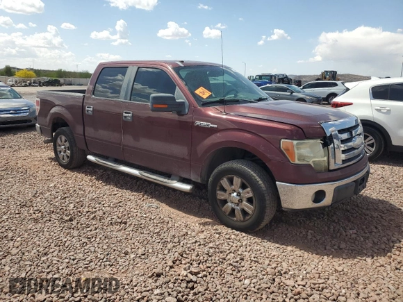 2009 Ford F-150 XL with VIN 1FTPW12V99FB47049, listed as a Copart auction lot 51545665 with 150,941 mi miles and Clean Title. Bid and sale history available at carsss.com. Image 4.