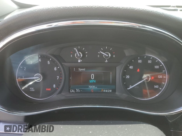 2017 Buick Encore Preferred with VIN KL4CJASB8HB238512, listed as a Copart auction lot 61599505 with 70,439 mi miles and Salvage title. Bid and sale history available at DreamBid. Image 9.