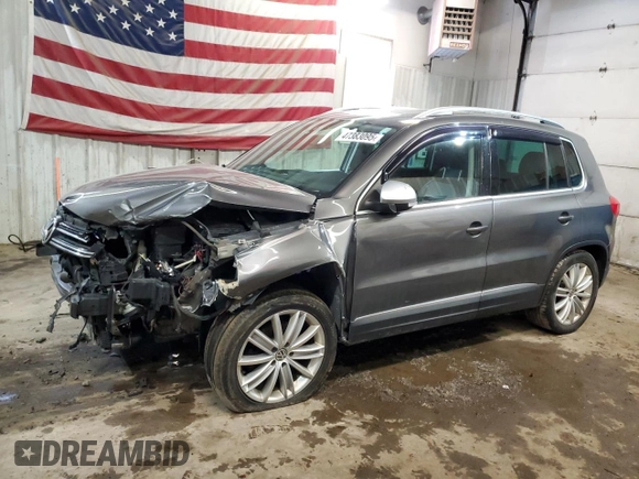 2012 Volkswagen Tiguan SE z VIN WVGBV7AX3CW079482, wystawiony jako Copart lot #47383095 z przebiegiem 144 877 mil mil oraz Szkoda całkowita • Salvage title. Historia ofert i sprzedaży dostępna na DreamBid. Obrazek 1.