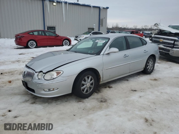 2009 Buick LaCrosse CXL with VIN 2G4WD582291247440, listed as a Copart auction lot 45558025 with 134,255 mi miles and Salvage Title. Bid and sale history available at carsss.com. Image 1.