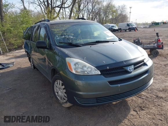 2005 Toyota Sienna CE with VIN 5TDZA23C75S347027, listed as a IAAI auction lot 42056124 with 314,629 mi miles and . Bid and sale history available at DreamBid. Image 1.