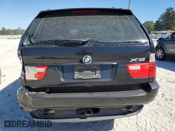 2006 BMW X5 3.0i with VIN 5UXFA13556LY25803, listed as a Copart auction lot 76314694 with 285,148 mi miles and Salvage Title. Bid and sale history available at carsss.com. Image 6.