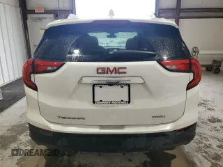 2020 GMC Terrain SLE with VIN 3GKALTEV5LL337681, listed as a Copart auction lot 59696575 with 57,815 mi miles and Salvage title. Bid and sale history available at DreamBid. Image 6.