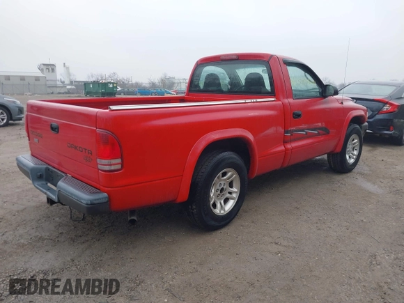 2004 Dodge Dakota with VIN 1D7FL16K14S535595, listed as a IAAI auction lot 41553641 with 110,223 mi miles. Bid and sale history available at carsss.com. Image 4.