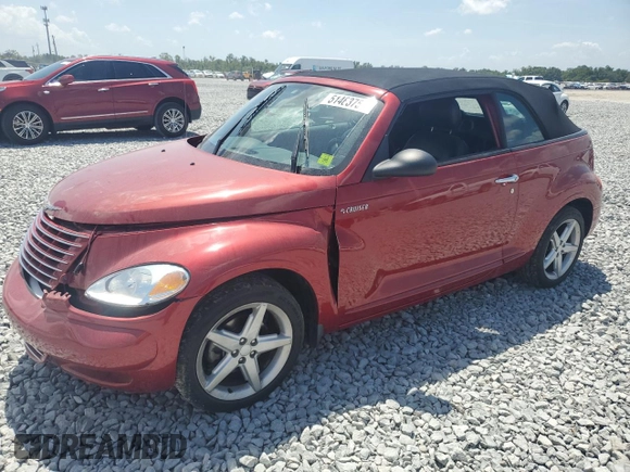 2005 Chrysler PT Cruiser GT with VIN 3C3AY75SX5T265779, listed as a Copart auction lot 51463755 with Not provided miles and Salvage title. Bid and sale history available at DreamBid. Image 1.