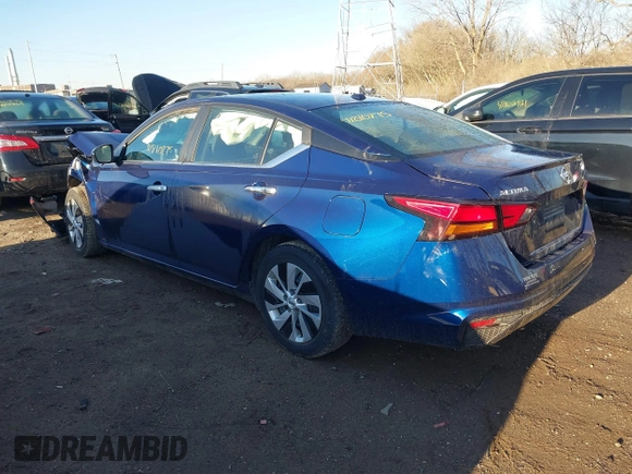 2020 Nissan Altima 2.5 S with VIN 1N4BL4BV9LC120968, listed as a IAAI auction lot 41810275 with 115,670 mi miles. Bid and sale history available at carsss.com. Image 3.