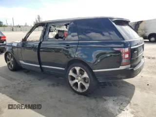 2015 Land Rover Range Rover Autobiography с VIN SALGV3TFXFA203717, выставлен на аукционе Copart как лот 45973135 с пробегом Не указан миль и На запчасти • Non repairable. История ставок и продаж доступна на DreamBid. Изображение 2.
