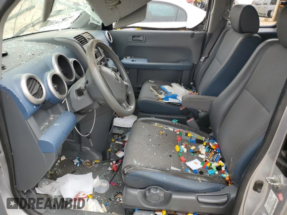 2005 Honda Element LX with VIN 5J6YH183X5L004587, listed as a Copart auction lot 51004475 with Not Provided miles and Salvage Title. Bid and sale history available at DreamBid. Image 7.