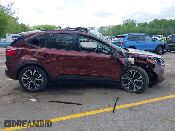 2021 Ford Escape SE Hybrid with VIN 1FMCU9BZ9MUA15592, listed as a IAAI auction lot 42261312 with 56,525 mi miles and . Bid and sale history available at DreamBid. Image 13.
