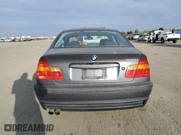 2002 BMW 3 Series 330i with VIN WBAEV53402KM20672, listed as a Copart auction lot 47172975 with 129,657 mi miles and Clean Title. Bid and sale history available at carsss.com. Image 6.