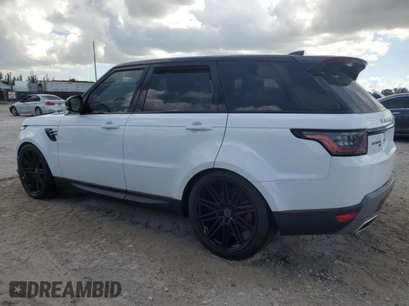 2020 Land Rover Range Rover Sport SE with VIN SALWG2SU9LA882777, listed as a Copart auction lot 61793525 with 80,607 mi miles and Clean title. Bid and sale history available at DreamBid. Image 2.