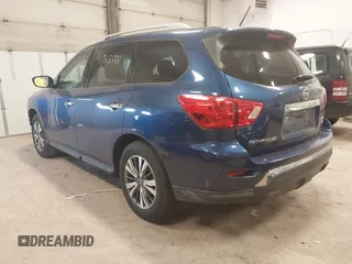 2018 Nissan Pathfinder SL with VIN 5N1DR2MM5JC654942, listed as a IAAI auction lot 41948588 with 86,490 mi miles and . Bid and sale history available at DreamBid. Image 3.
