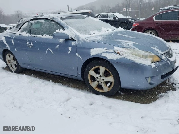 2005 Toyota Camry Solara SE with VIN 4T1FA38P85U044933, listed as a IAAI auction lot 41605675 with 250,942 mi miles. Bid and sale history available at carsss.com. Image 1.