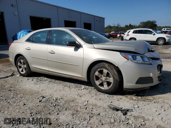 2014 Chevrolet Malibu LS with VIN 1G11B5SL9EF151323, listed as a Copart auction lot 47032825 with 122,106 mi miles and Salvage Title. Bid and sale history available at DreamBid. Image 4.
