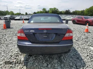 2006 Mercedes-Benz CLK 350 with VIN WDBTK56GX6T064240, listed as a Copart auction lot 53716385 with 166,382 mi miles and Salvage Title. Bid and sale history available at DreamBid. Image 6.