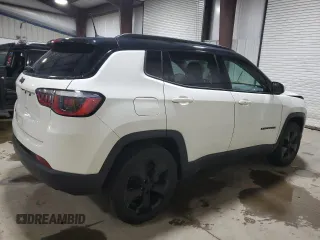 2019 Jeep Compass Altitude z VIN 3C4NJDBB5KT834215, wystawiony jako Copart lot #54130345 z przebiegiem 1 660 mil mil oraz Szkoda całkowita • Salvage title. Historia ofert i sprzedaży dostępna na DreamBid. Obrazek 3.