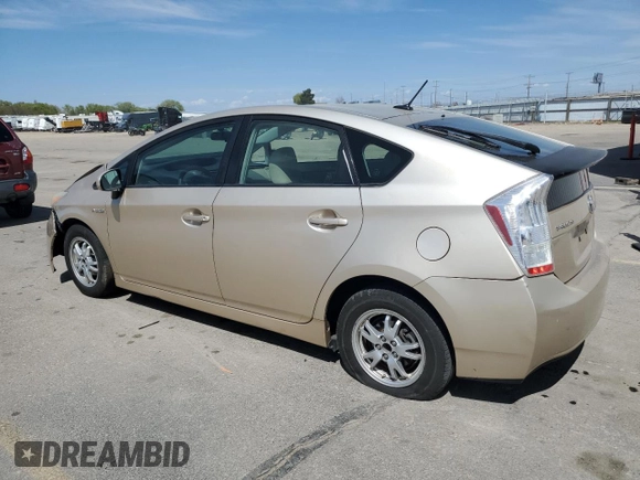 2010 Toyota Prius II with VIN JTDKN3DU1A0056510, listed as a Copart auction lot 53067255 with 251,390 mi miles and Salvage Title. Bid and sale history available at carsss.com. Image 2.