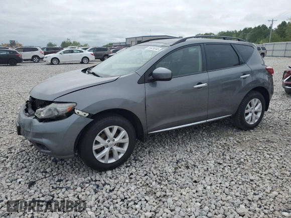 2014 Nissan Murano SL z VIN JN8AZ1MW0EW510338, wystawiony jako Copart lot #56629245 z przebiegiem 123 466 mil mil oraz Czysty tytuł • Clean title. Historia ofert i sprzedaży dostępna na DreamBid. Obrazek 1.