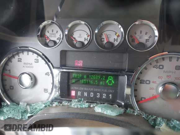 2008 Ford F-250 XL with VIN 1FTSW20R18EB93419, listed as a IAAI auction lot 41568384 with 185,116 mi miles and . Bid and sale history available at DreamBid. Image 15.