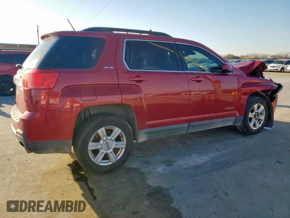 2014 GMC Terrain SLE with VIN 2GKFLRE37E6251657, listed as a Copart auction lot 45331555 with 129,781 mi miles and Salvage title. Bid and sale history available at DreamBid. Image 3.