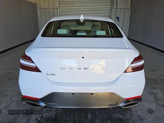 2024 Genesis G70 2.5T with VIN KMTG34SC1RU142725, listed as a Copart auction lot 82952744 with 14,188 mi miles and Clean Title. Bid and sale history available at carsss.com. Image 6.