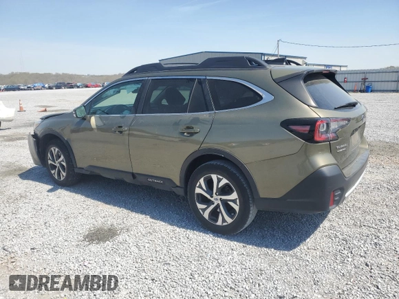 2022 Subaru Outback Limited with VIN 4S4BTANC7N3200139, listed as a Copart auction lot 50597605 with 34,025 mi miles and Salvage Title. Bid and sale history available at DreamBid. Image 2.