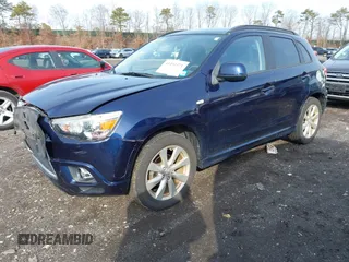 2012 Mitsubishi Outlander Sport SE with VIN JA4AR4AU9CZ003797, listed as a IAAI auction lot 41492371 with 45,225 mi miles. Bid and sale history available at carsss.com. Image 2.