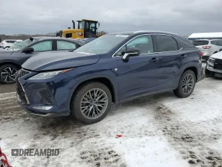 2022 Lexus RX with VIN 2T2YZMDA5NC355905, listed as a Copart auction lot 44953705 with 25,938 mi miles and Salvage Title. Bid and sale history available at carsss.com. Image 1.