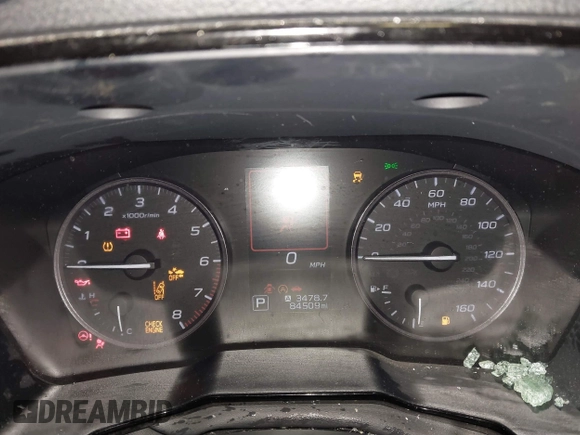 2020 Subaru Outback with VIN 4S4BTAAC0L3150882, listed as a IAAI auction lot 41643163 with 84,509 mi miles and . Bid and sale history available at DreamBid. Image 7.