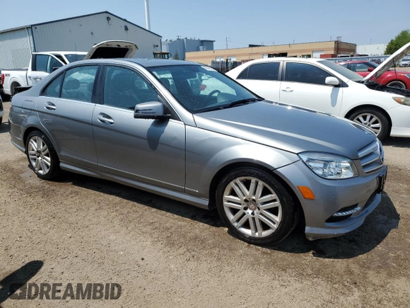 2011 Mercedes-Benz C with VIN WDDGF5CB2BA508903, listed as a Copart auction lot 60699455 with 126,240 mi miles and Clean title. Bid and sale history available at DreamBid. Image 4.