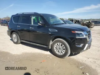 2021 Nissan Armada SV z VIN JN8AY2AD7M9661699, wystawiony jako Copart lot #47533705 z przebiegiem 88 535 mil mil oraz Szkoda całkowita • Salvage title. Historia ofert i sprzedaży dostępna na DreamBid. Obrazek 4.