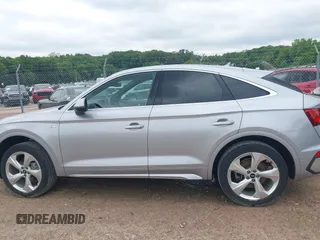 2023 Audi Q5 Sportback S line Prestige with VIN WA16AAFY1P2002049, listed as a IAAI auction lot 42450923 with 24,765 mi miles and . Bid and sale history available at DreamBid. Image 14.