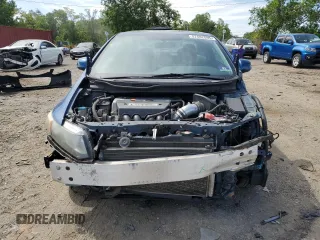 2012 Honda Civic Si with VIN 2HGFG4A55CH704879, listed as a Copart auction lot 57662095 with 116,443 mi miles and Salvage title. Bid and sale history available at DreamBid. Image 5.