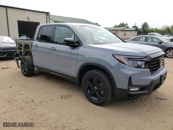 2023 Honda Ridgeline Black Edition with VIN 5FPYK3F83PB060563, listed as a Copart auction lot 67387644 with 8,343 mi miles and Salvage Title. Bid and sale history available at carsss.com. Image 4.