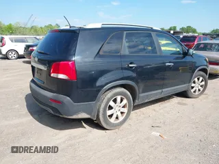 2012 Kia Sorento LX with VIN 5XYKT4A63CG189123, listed as a IAAI auction lot 42137121 with 329,389 mi miles. Bid and sale history available at carsss.com. Image 4.
